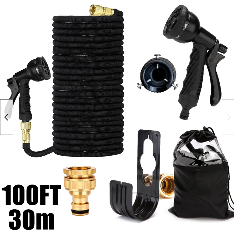 Knot-Free Garden Hose (100ft Extension) - Outdoor Kit