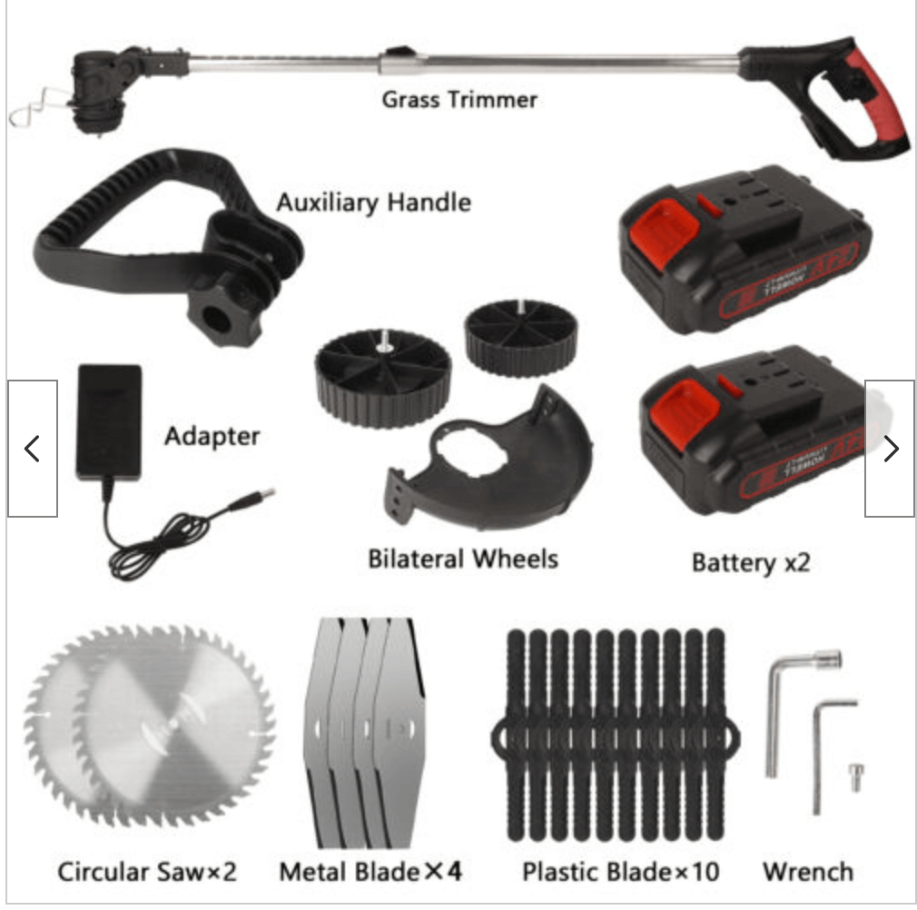 3-in-1 Cordless Grass Lawn Mower (+ FREE set of blades) 🏡🚜 - Outdoor Kit