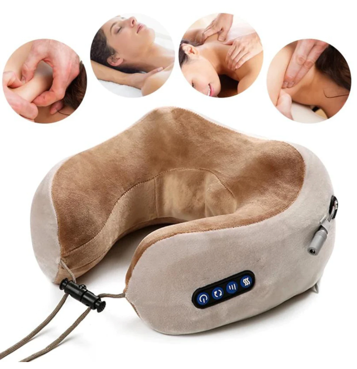 Cozy Neck Pillow Massager - For Neck & Shoulder Discomfort - Outdoor Kit